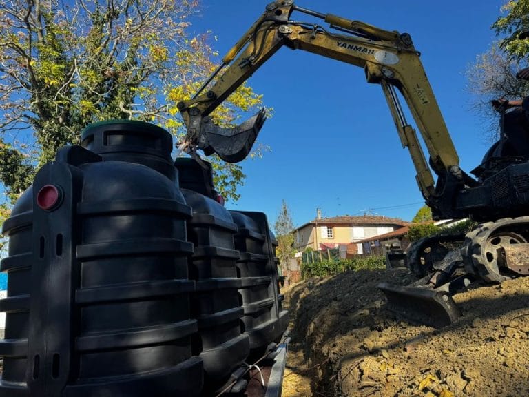 Système d'assainissement dans le Loir-et-cher