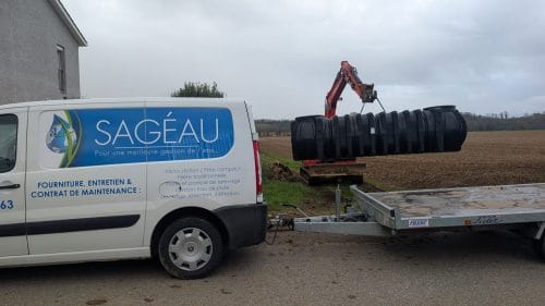 cuve platine récupérateur d'eau enterré cotes d'armor