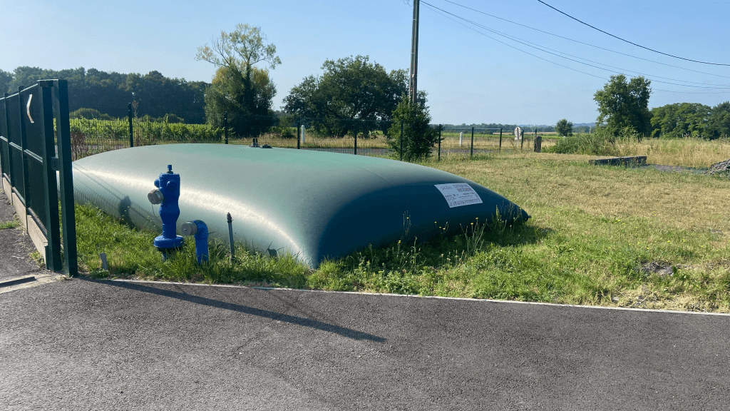 Réserve incendie souple en Gironde