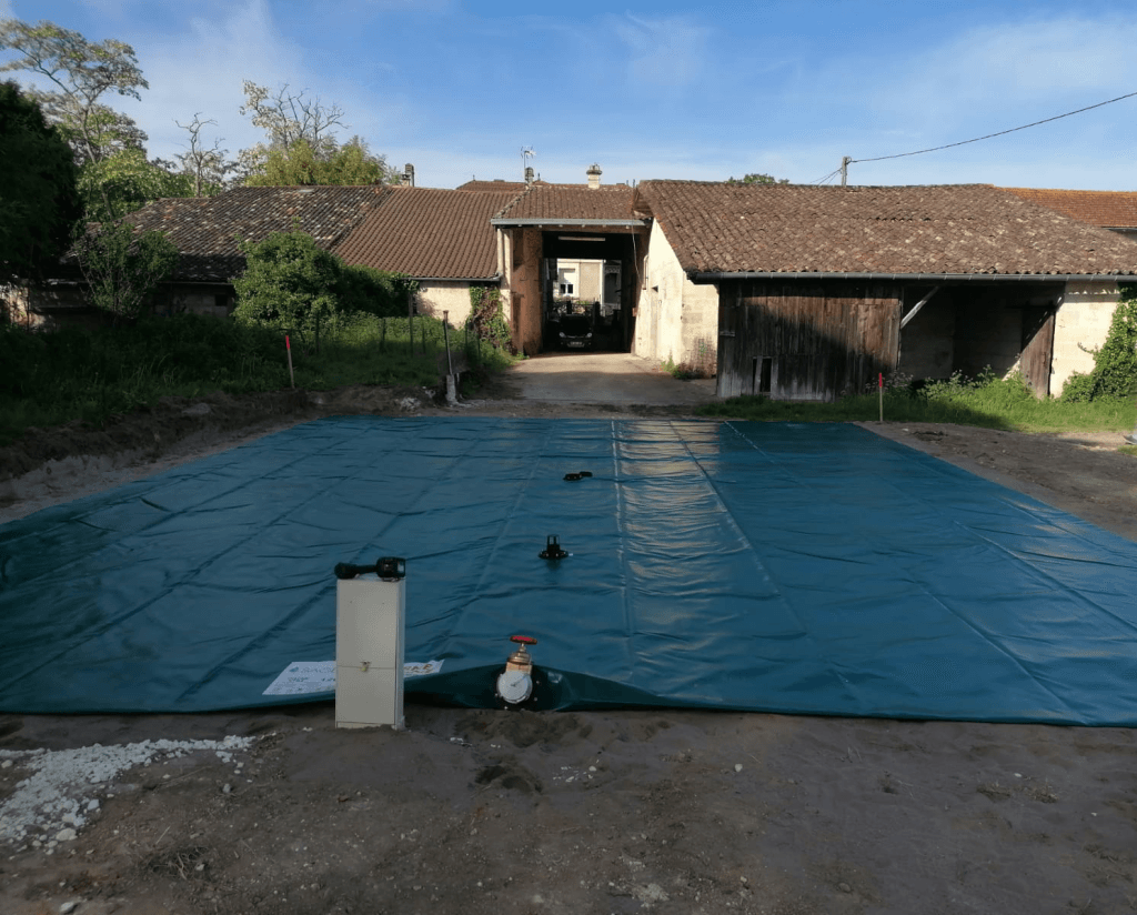 Réserve incendie souple à Saint-Germain-du-Puch